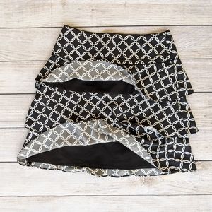 White House Black Market Ruffled Skirt